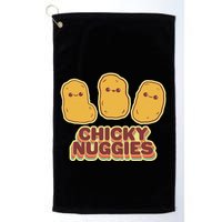 Chicky Nuggies Cute Retro Kawaii Chicken Nuggets Nuggs Meme Golf Towel
