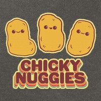 Chicky Nuggies Cute Retro Kawaii Chicken Nuggets Nuggs Meme Cotton Canvas Backpack