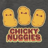 Chicky Nuggies Cute Retro Kawaii Chicken Nuggets Nuggs Meme Vector Backpack