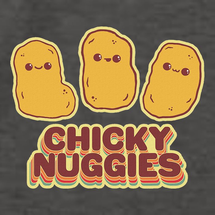 Chicky Nuggies Cute Retro Kawaii Chicken Nuggets Nuggs Meme Vector Backpack