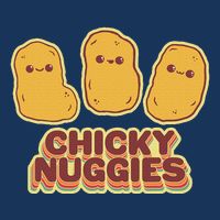 Chicky Nuggies Cute Retro Kawaii Chicken Nuggets Nuggs Meme Infant Baby Jersey Bodysuit