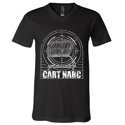 Cart Narc Cart V-Neck T-Shirt