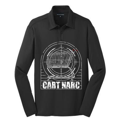 Cart Narc Cart Silk Touch Performance Long Sleeve Polo