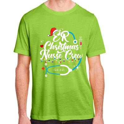 Christmas Nurse Clothing Er Nurse Christmas Gift Adult ChromaSoft Performance T-Shirt