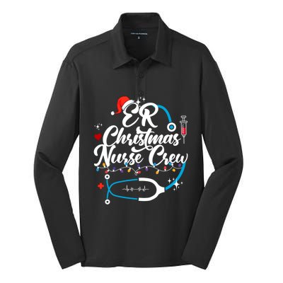 Christmas Nurse Clothing Er Nurse Christmas Gift Silk Touch Performance Long Sleeve Polo