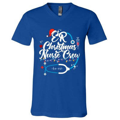 Christmas Nurse Clothing Er Nurse Christmas Gift V-Neck T-Shirt