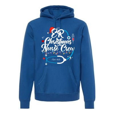 Christmas Nurse Clothing Er Nurse Christmas Gift Premium Hoodie