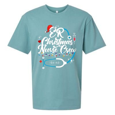 Christmas Nurse Clothing Er Nurse Christmas Gift Sueded Cloud Jersey T-Shirt