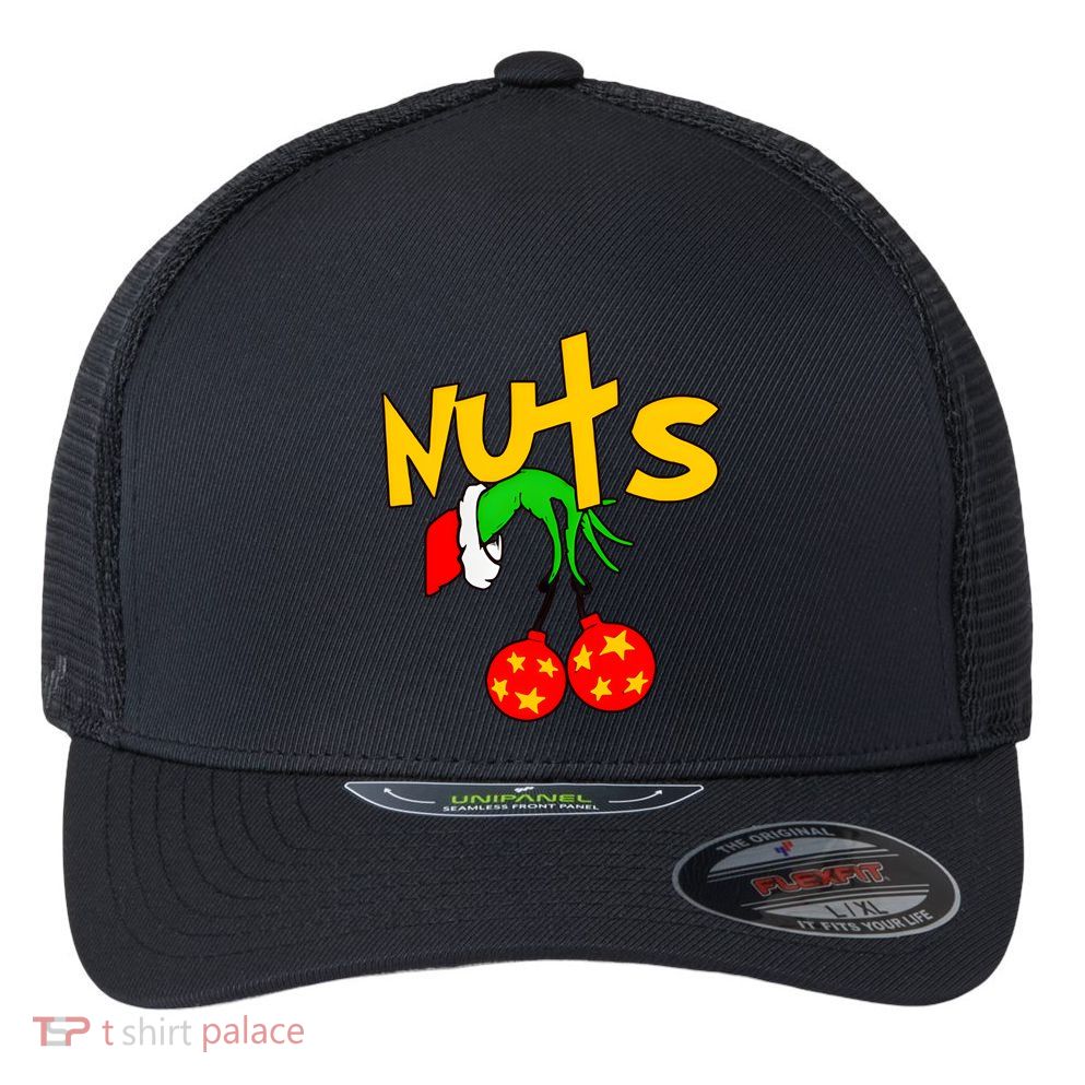 Chest Nuts Couples Matching Christmas Humor Flexfit Unipanel Trucker Cap