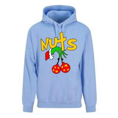 Chest Nuts Couples Matching Christmas Humor Unisex Surf Hoodie