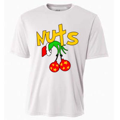 Chest Nuts Couples Matching Christmas Humor Cooling Performance Crew T-Shirt