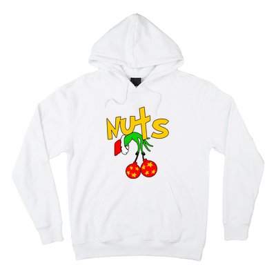 Chest Nuts Couples Matching Christmas Humor Hoodie