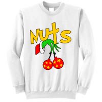 Chest Nuts Couples Matching Christmas Humor Sweatshirt