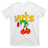 Chest Nuts Couples Matching Christmas Humor T-Shirt