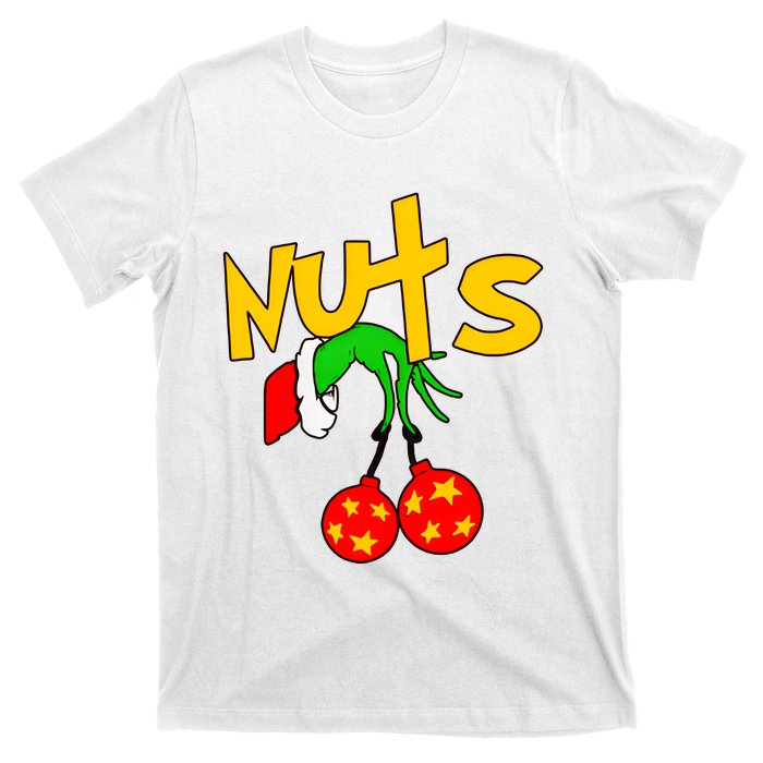 Chest Nuts Couples Matching Christmas Humor T-Shirt