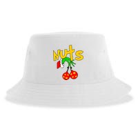 Chest Nuts Couples Matching Christmas Humor Sustainable Bucket Hat