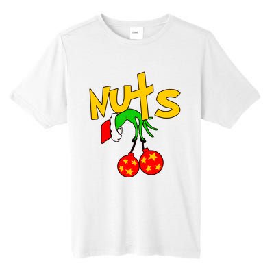 Chest Nuts Couples Matching Christmas Humor Tall Fusion ChromaSoft Performance T-Shirt