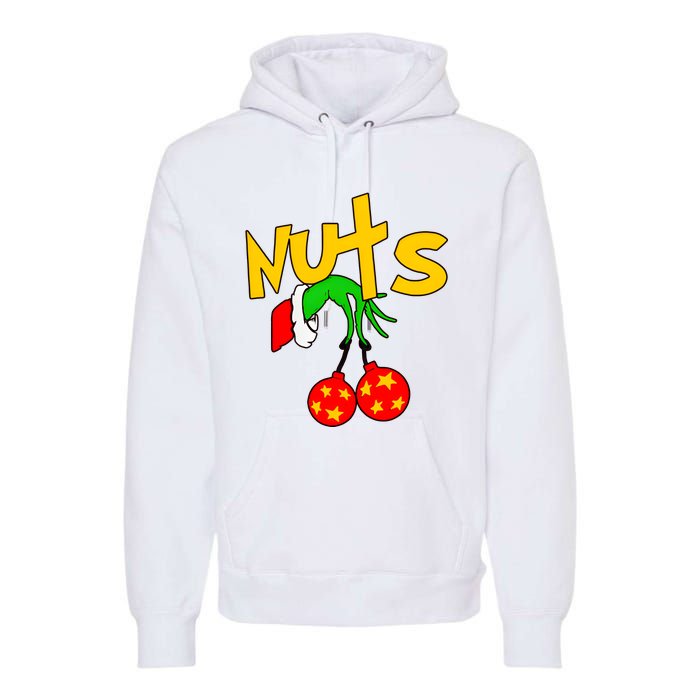 Chest Nuts Couples Matching Christmas Humor Premium Hoodie