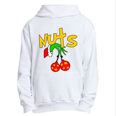 Chest Nuts Couples Matching Christmas Humor Urban Pullover Hoodie