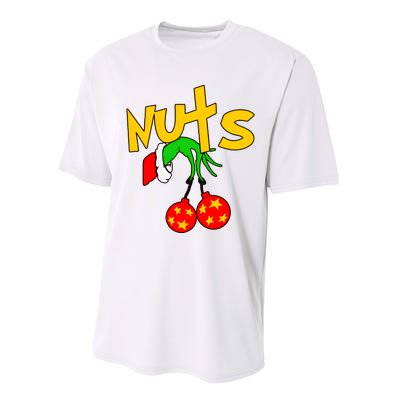 Chest Nuts Couples Matching Christmas Humor Performance Sprint T-Shirt