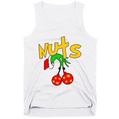 Chest Nuts Couples Matching Christmas Humor Tank Top
