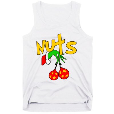 Chest Nuts Couples Matching Christmas Humor Tank Top