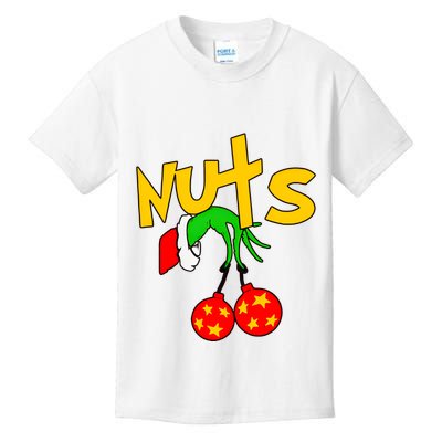 Chest Nuts Couples Matching Christmas Humor Kids T-Shirt