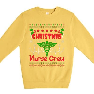 Christmas Nurse Crew Premium Crewneck Sweatshirt