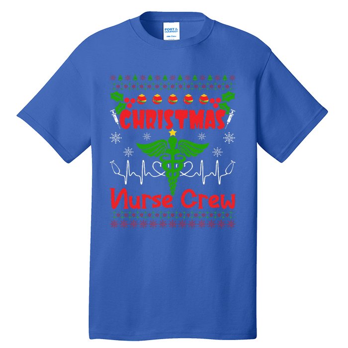 Christmas Nurse Crew Tall T-Shirt