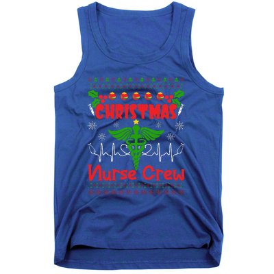 Christmas Nurse Crew Tank Top