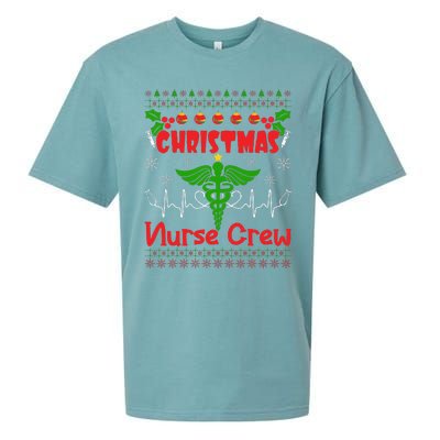 Christmas Nurse Crew Sueded Cloud Jersey T-Shirt