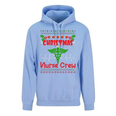 Christmas Nurse Crew Unisex Surf Hoodie