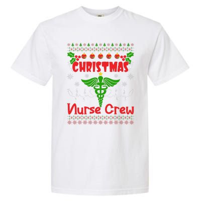 Christmas Nurse Crew Garment-Dyed Heavyweight T-Shirt