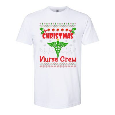 Christmas Nurse Crew Softstyle CVC T-Shirt