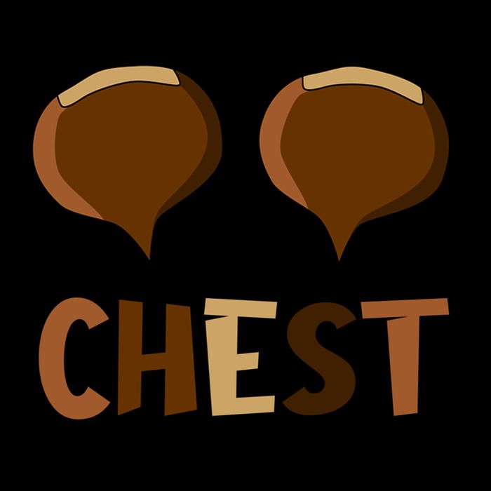 Chest Nuts Couples Matching Christmas Chestnut For Her Gift Drawstring Bag