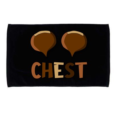 Chest Nuts Couples Matching Christmas Chestnut For Her Gift Microfiber Hand Towel