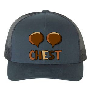 Chest Nuts Couples Matching Christmas Chestnut For Her Gift Yupoong Adult 5-Panel Trucker Hat