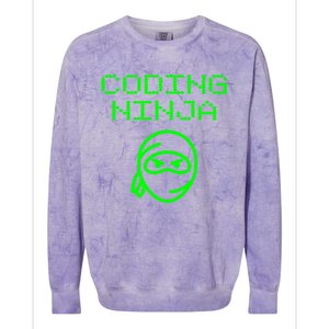 Coding Ninja Computer Programming Web Developer Coder Coding Gift Colorblast Crewneck Sweatshirt