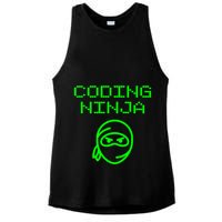 Coding Ninja Computer Programming Web Developer Coder Coding Gift Ladies PosiCharge Tri-Blend Wicking Tank