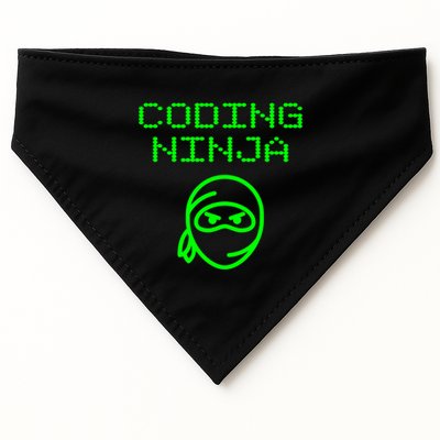 Coding Ninja Computer Programming Web Developer Coder Coding Gift USA-Made Doggie Bandana