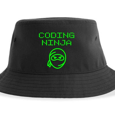 Coding Ninja Computer Programming Web Developer Coder Coding Gift Sustainable Bucket Hat