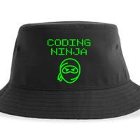 Coding Ninja Computer Programming Web Developer Coder Coding Gift Sustainable Bucket Hat