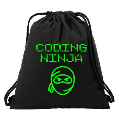 Coding Ninja Computer Programming Web Developer Coder Coding Gift Drawstring Bag