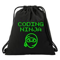 Coding Ninja Computer Programming Web Developer Coder Coding Gift Drawstring Bag