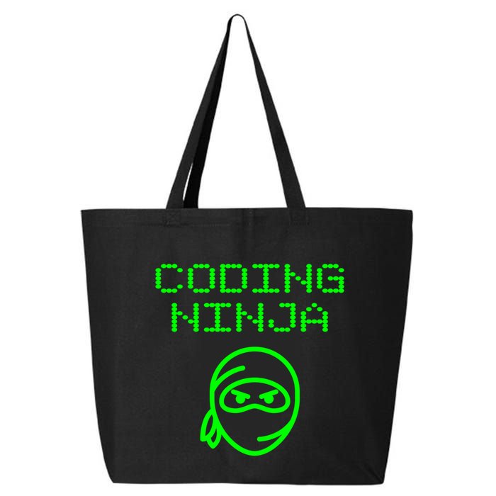 Coding Ninja Computer Programming Web Developer Coder Coding Gift 25L Jumbo Tote