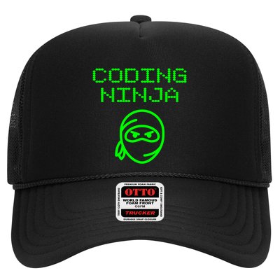 Coding Ninja Computer Programming Web Developer Coder Coding Gift Trucker Hat