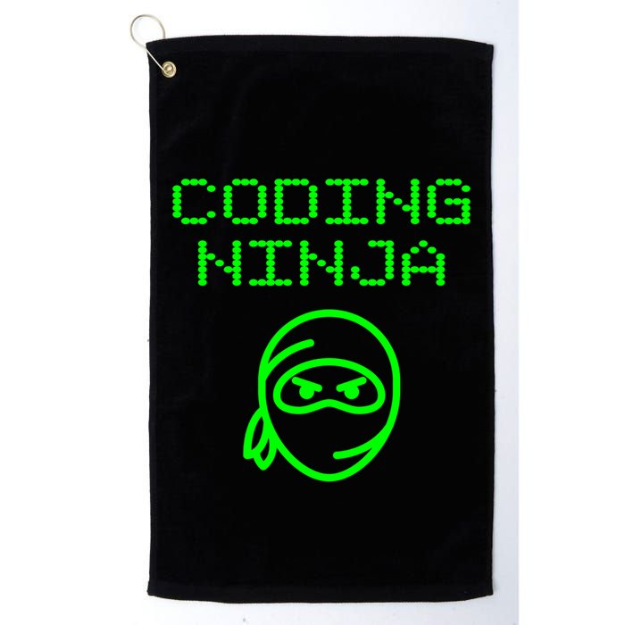 Coding Ninja Computer Programming Web Developer Coder Coding Gift Golf Towel