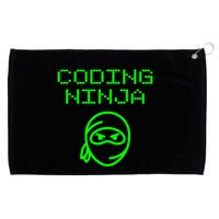 Coding Ninja Computer Programming Web Developer Coder Coding Gift Grommeted Golf Towel