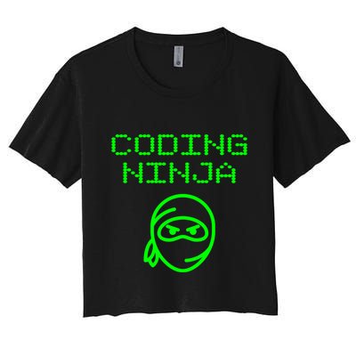 Coding Ninja Computer Programming Web Developer Coder Coding Gift Crop Top