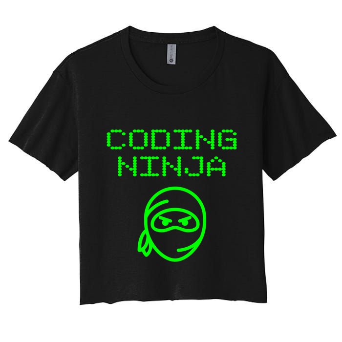 Coding Ninja Computer Programming Web Developer Coder Coding Gift Crop Top